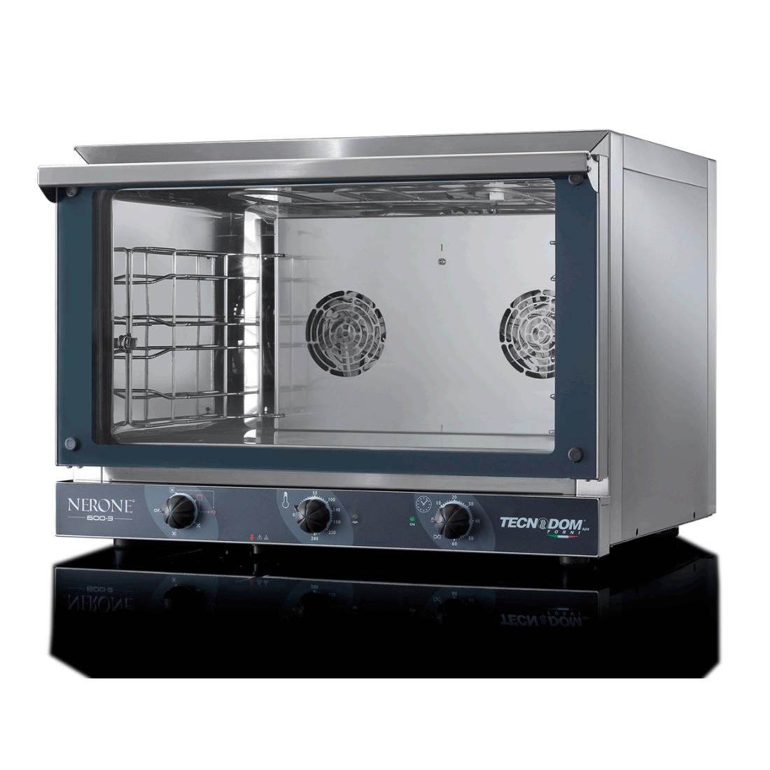 CLEARANCE - Tecnodom Nerone EKO 600x400 Tray Convection Oven with Grill - TDE-3BG-VIC1087