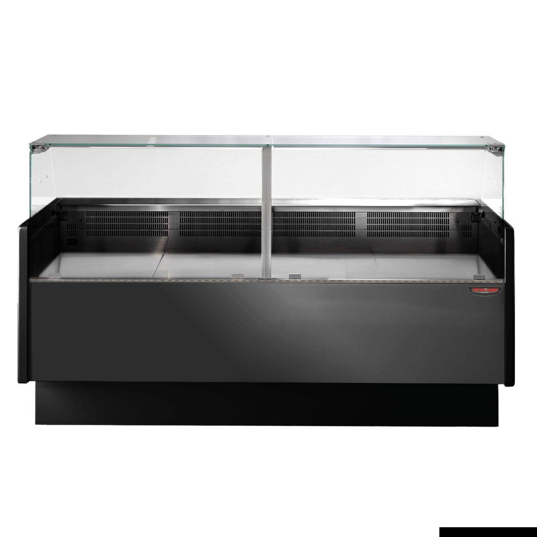 Tecnodom Serie Mr9.5 Black 2000MM Wide Deli Display With Storage And Castors TDMR-0920B