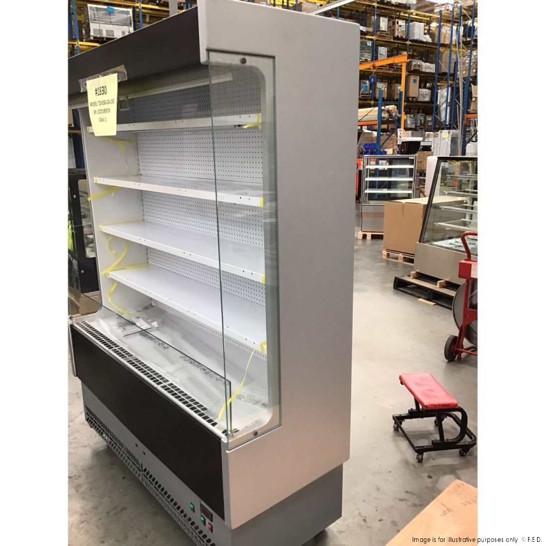 CLEARANCE - Tecnodom Open Chiller with 4 Shelves TDVC60-CA-150-NSW1830