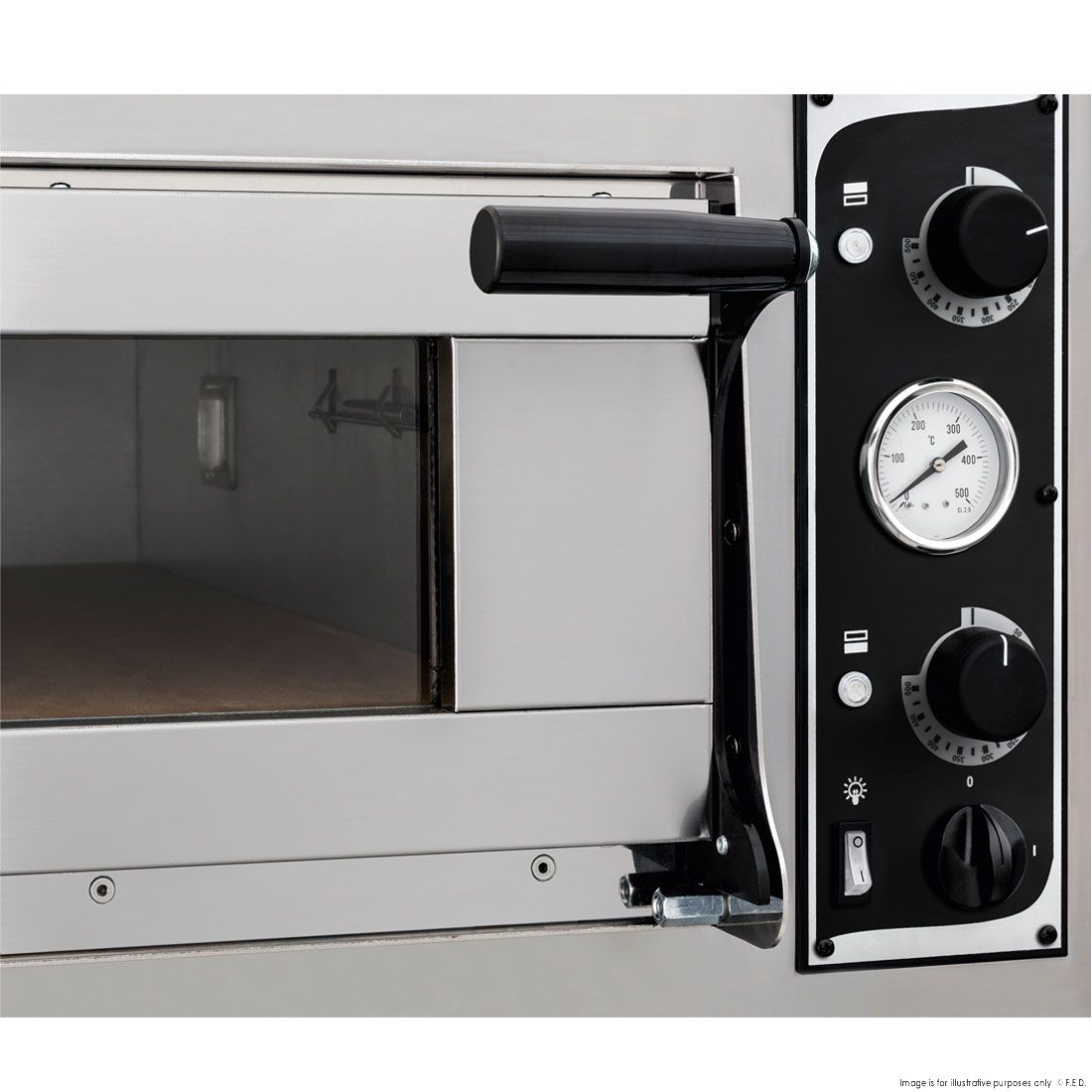 Prismafood Prisma Food Pizza Ovens Double Deck 12 x 35cm - TP-2-SD