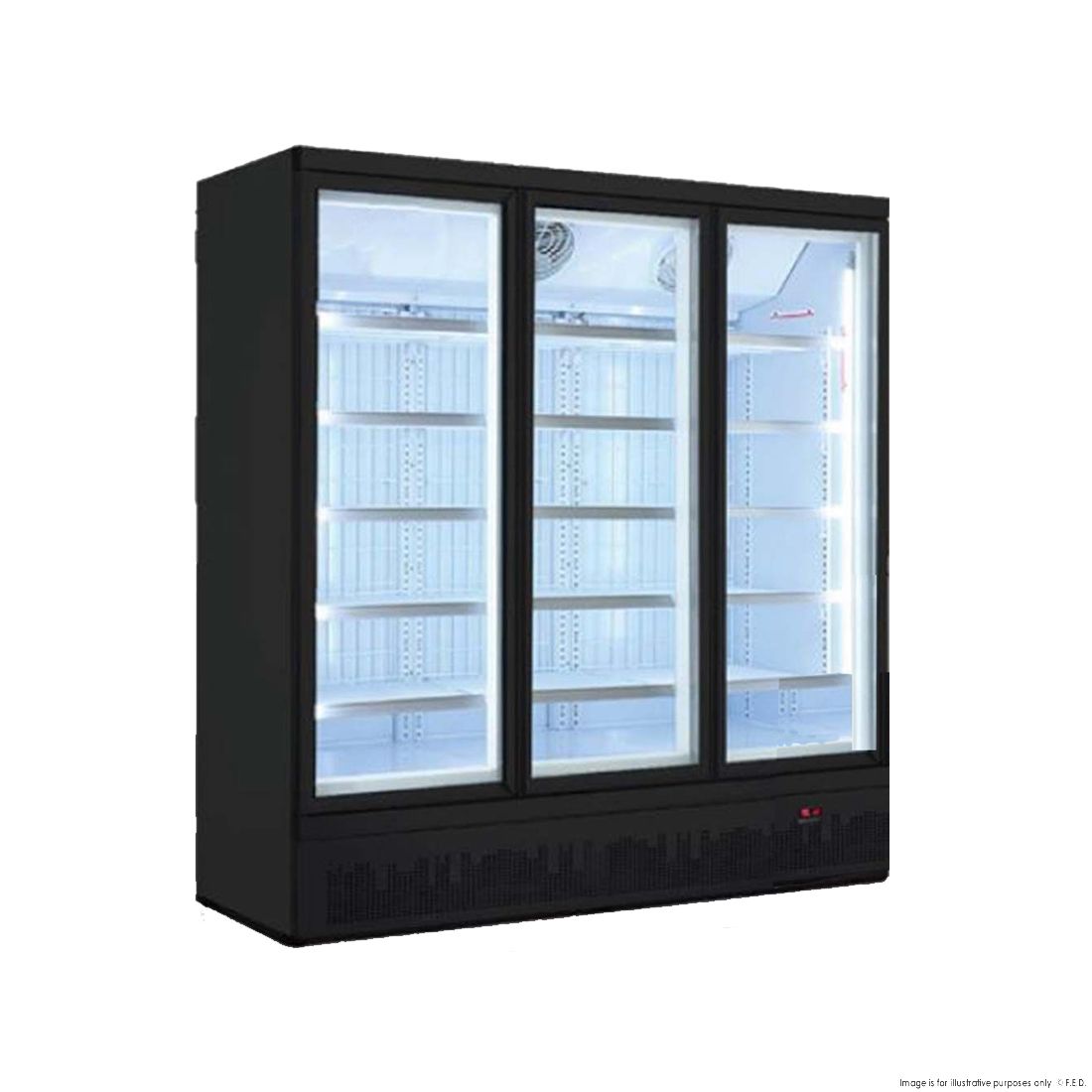 CLEARANCE - Thermaster Triple Door Supermarket Freezer - LG-1500BGBMF-NSW2114