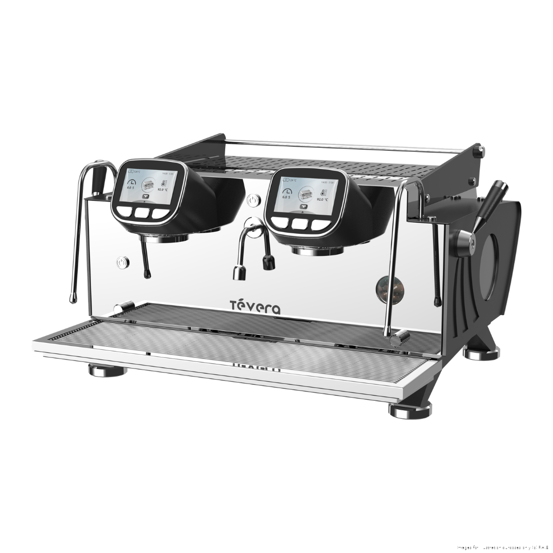 TeVera Black T3 Multi-Boiler Commercial Espresso Machine (2 Group) - TVET3-2B