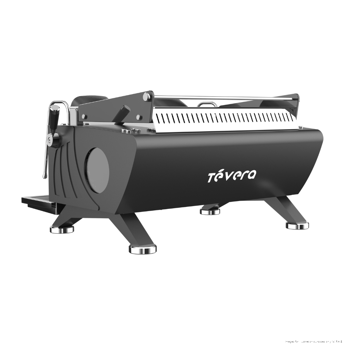 TeVera Black T3 Multi-Boiler Commercial Espresso Machine (2 Group) - TVET3-2B