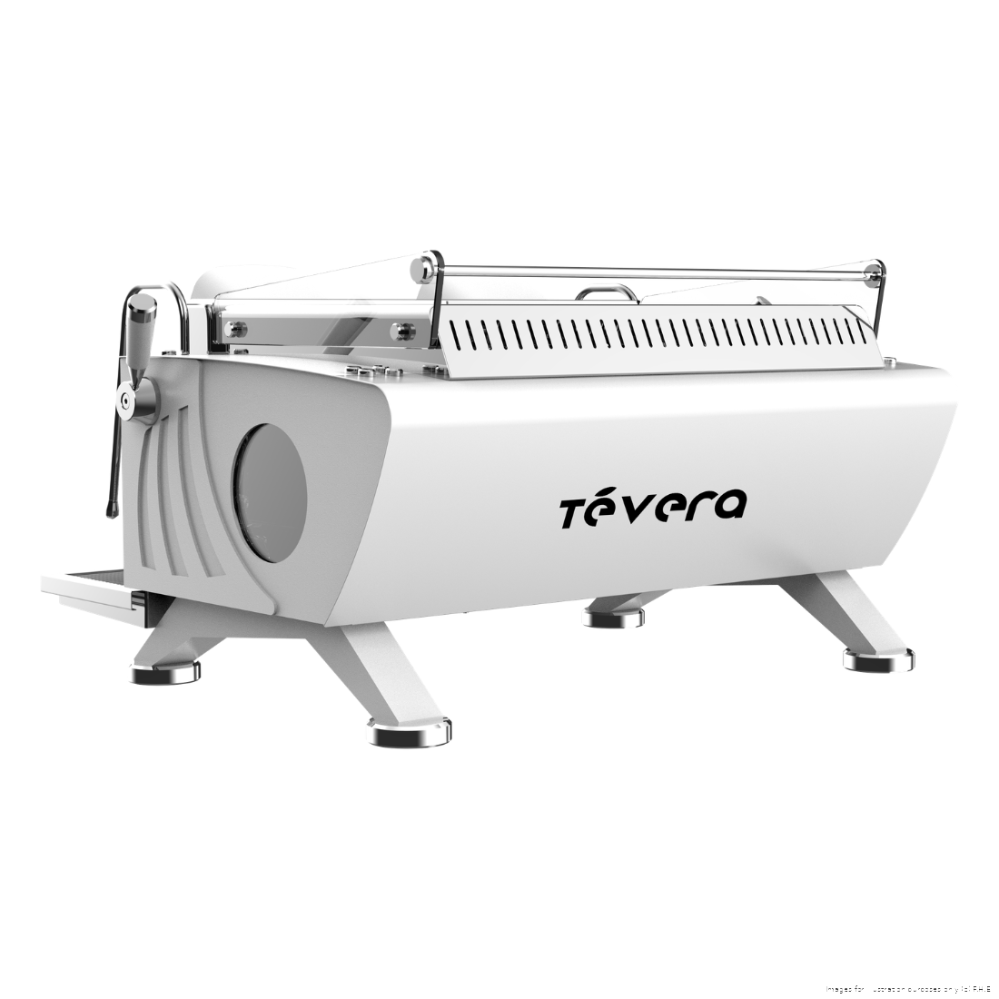 TeVera White T3 Multi-Boiler Commercial Espresso Machine (2 Group) - TVET3-2W