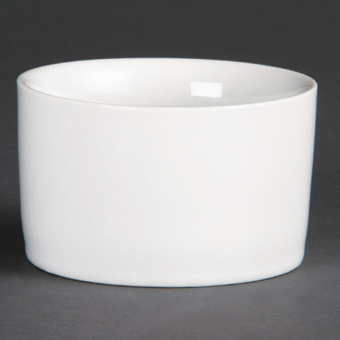 Olympia Whiteware Contemporary Ramekins 80mm (12 Pack) - U177