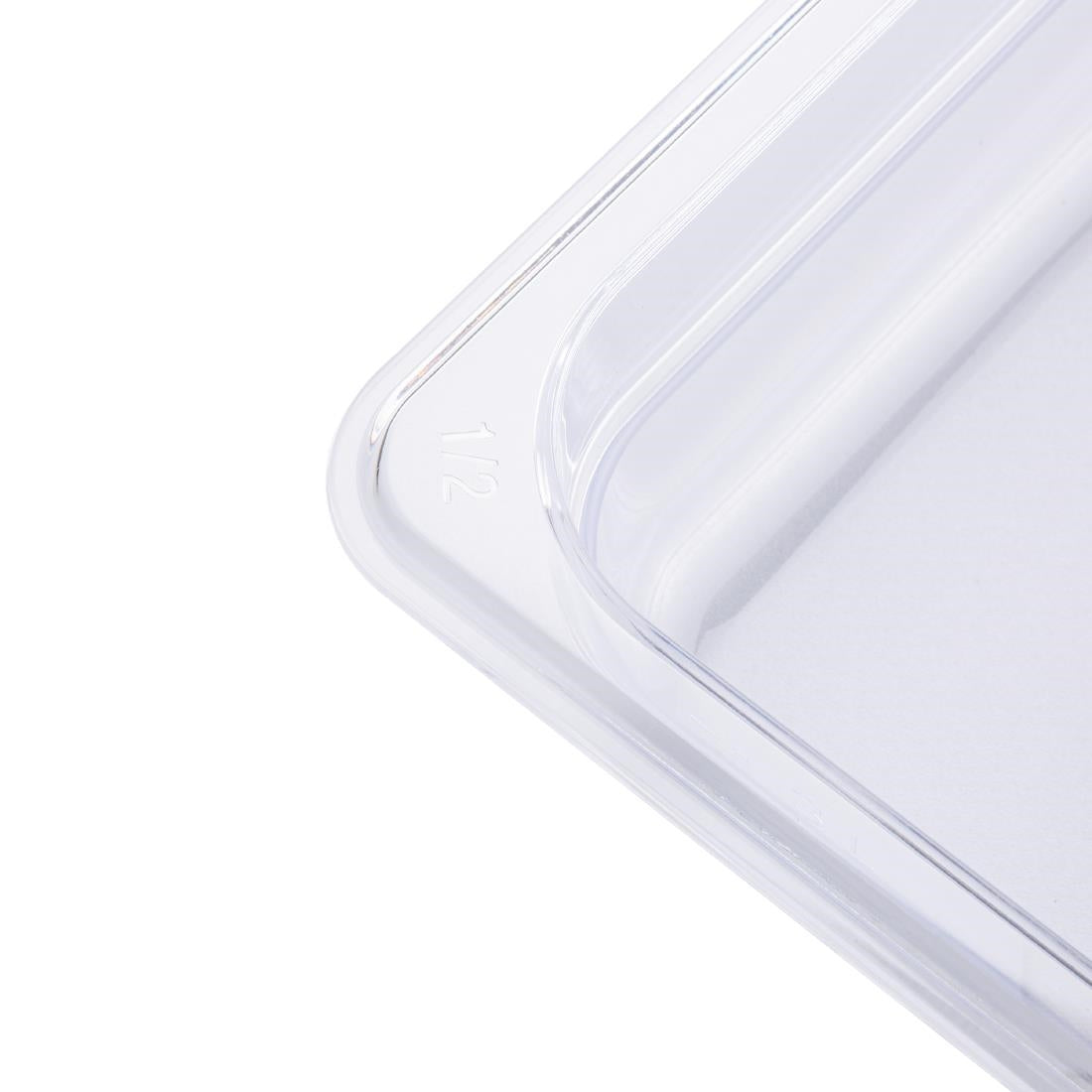 Vogue Clear Polycarbonate 1/2 Gastronorm Tray 65mm - U228