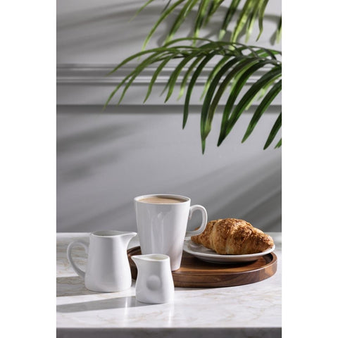 Olympia Whiteware Dimpled Milk Jugs 70ml (6 Pack) - GM366