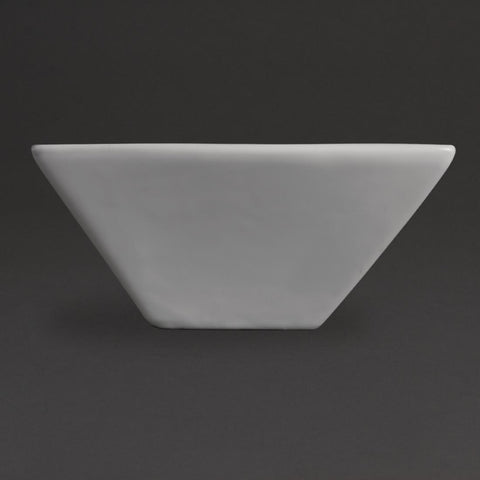 Olympia Whiteware Square Bowls 170mm (12 Pack) - U829