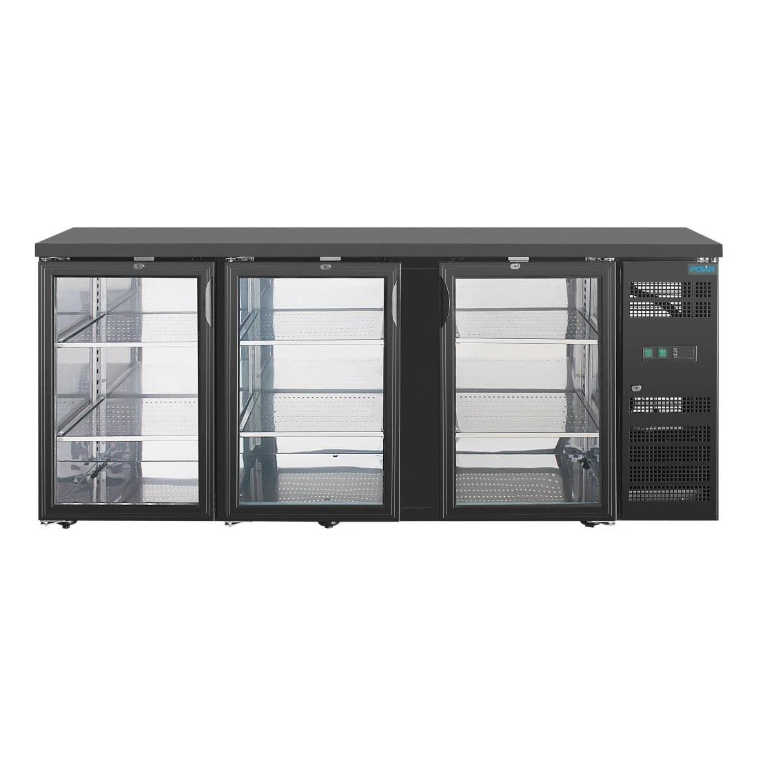Polar U-Series Back Bar Cooler 3 door Display - UA022-A