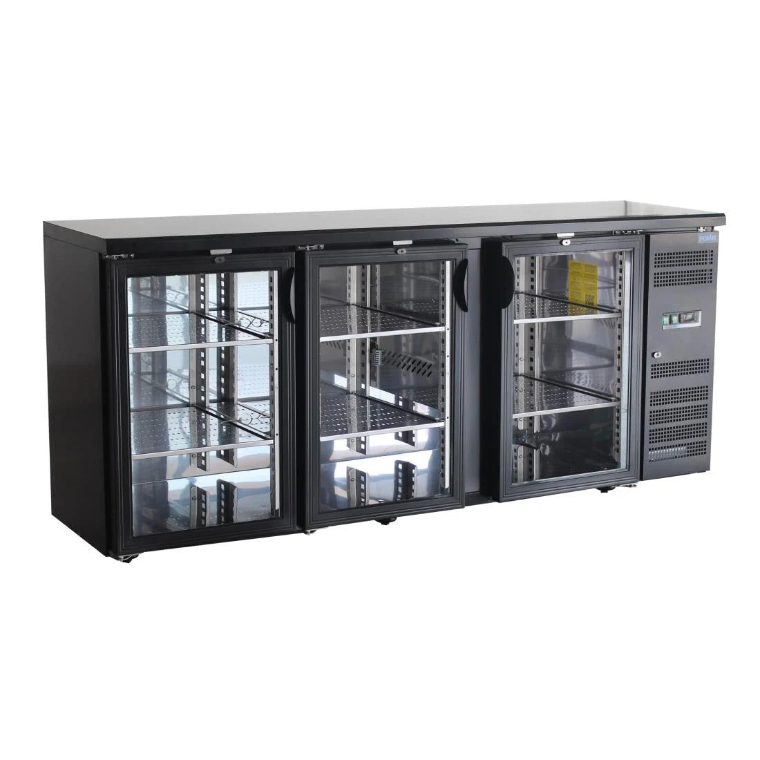 Polar U-Series Back Bar Cooler 3 door Display - UA022-A