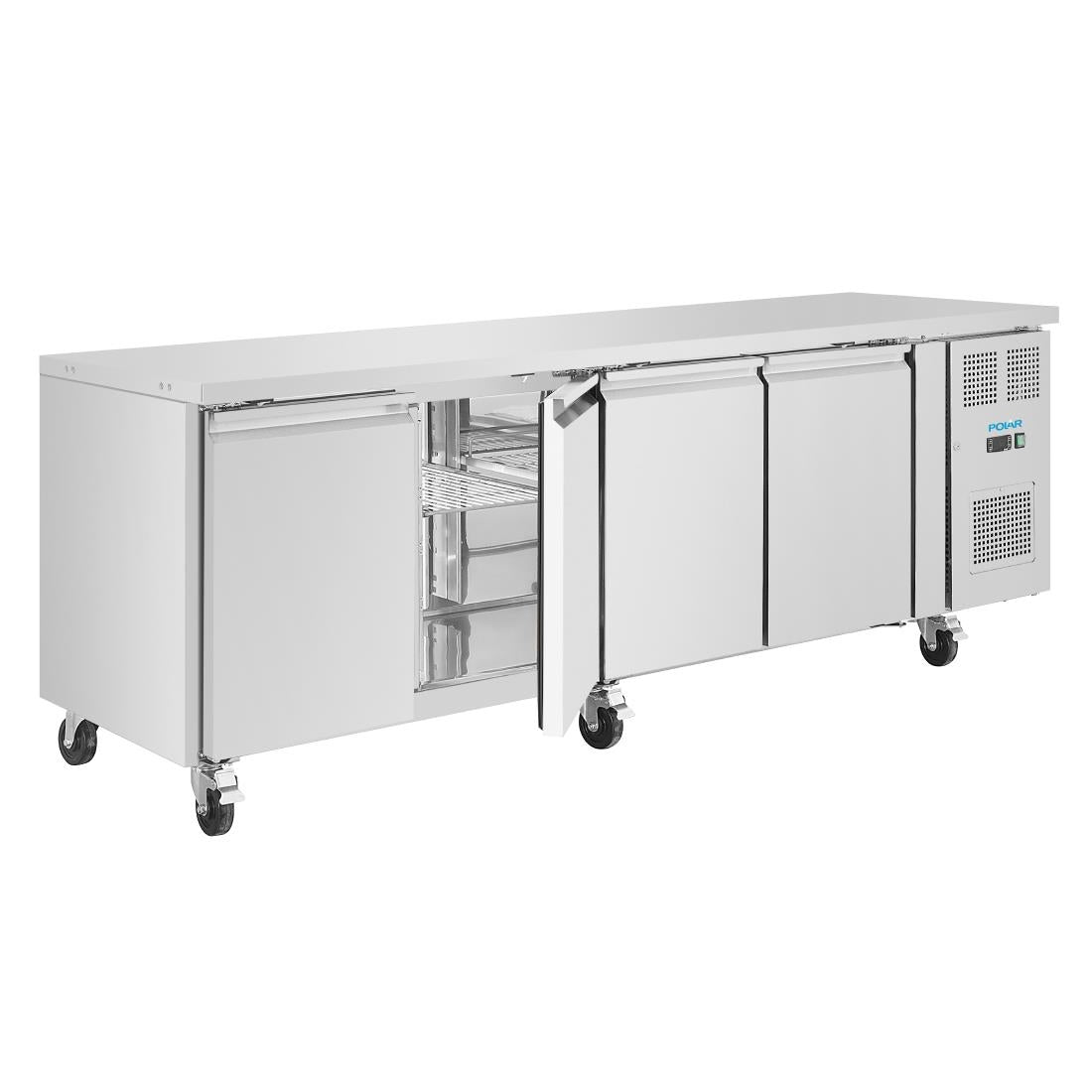 Polar U-Series Four Door Counter Fridge 553Ltr - UA049-A