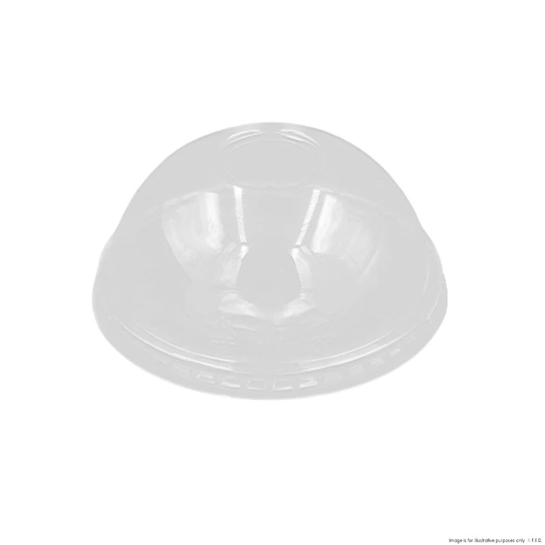 PakMax 98mm Cold Cup Dome Lid - CCFL-98C-PET-LID