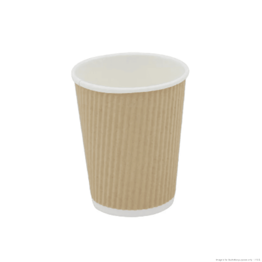 PakMax KRAFT 16oz Corrugated Hot Paper Cup - CHPC-90-16K
