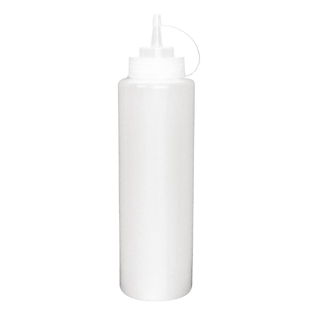 Vogue Clear Squeeze Sauce Bottle 681ml - K163