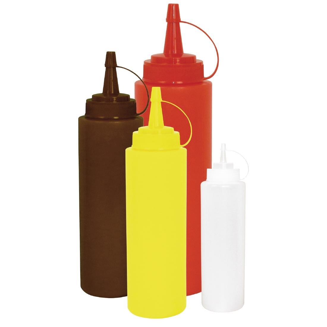 Vogue Red Squeeze Sauce Bottle 994ml - W833