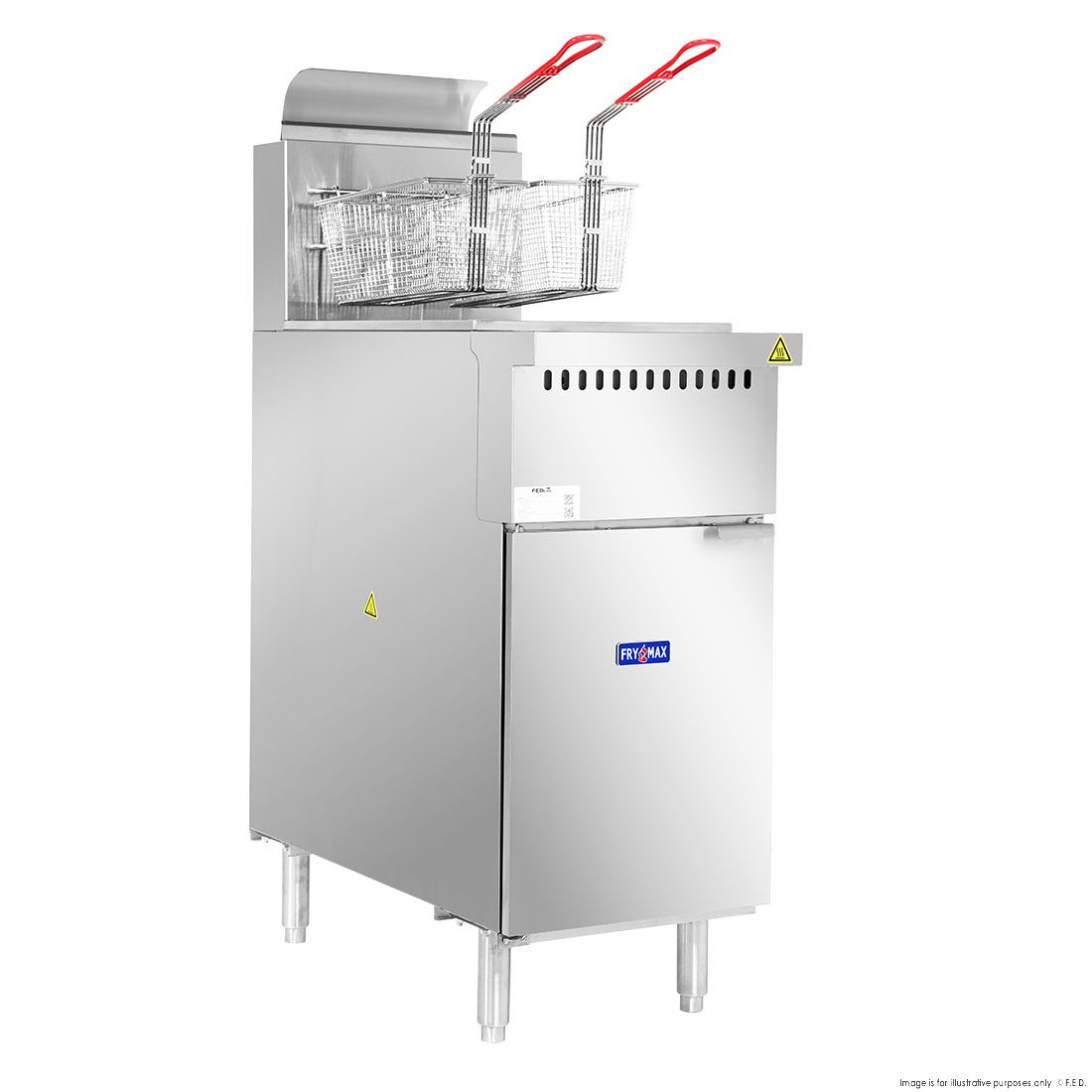 FryMAX V Pan Natural Gas Deep Fryer VP122
