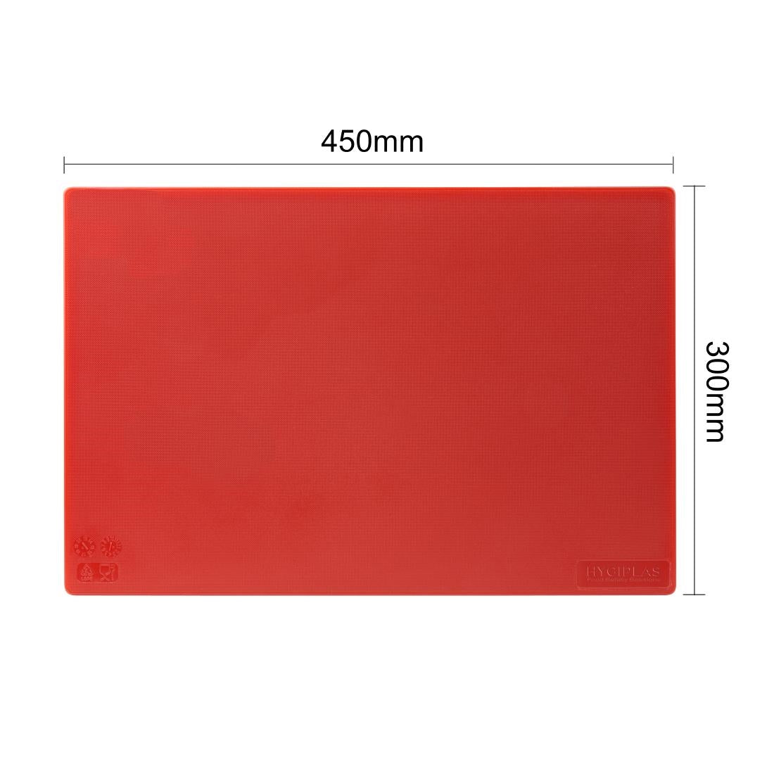 Hygiplas Low Density Pack of 6 Chopping Boards 450x300x10mm - W356