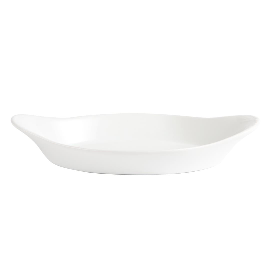 Olympia Whiteware Oval Eared Dishes 229 x 127mm (6 Pack) - W427