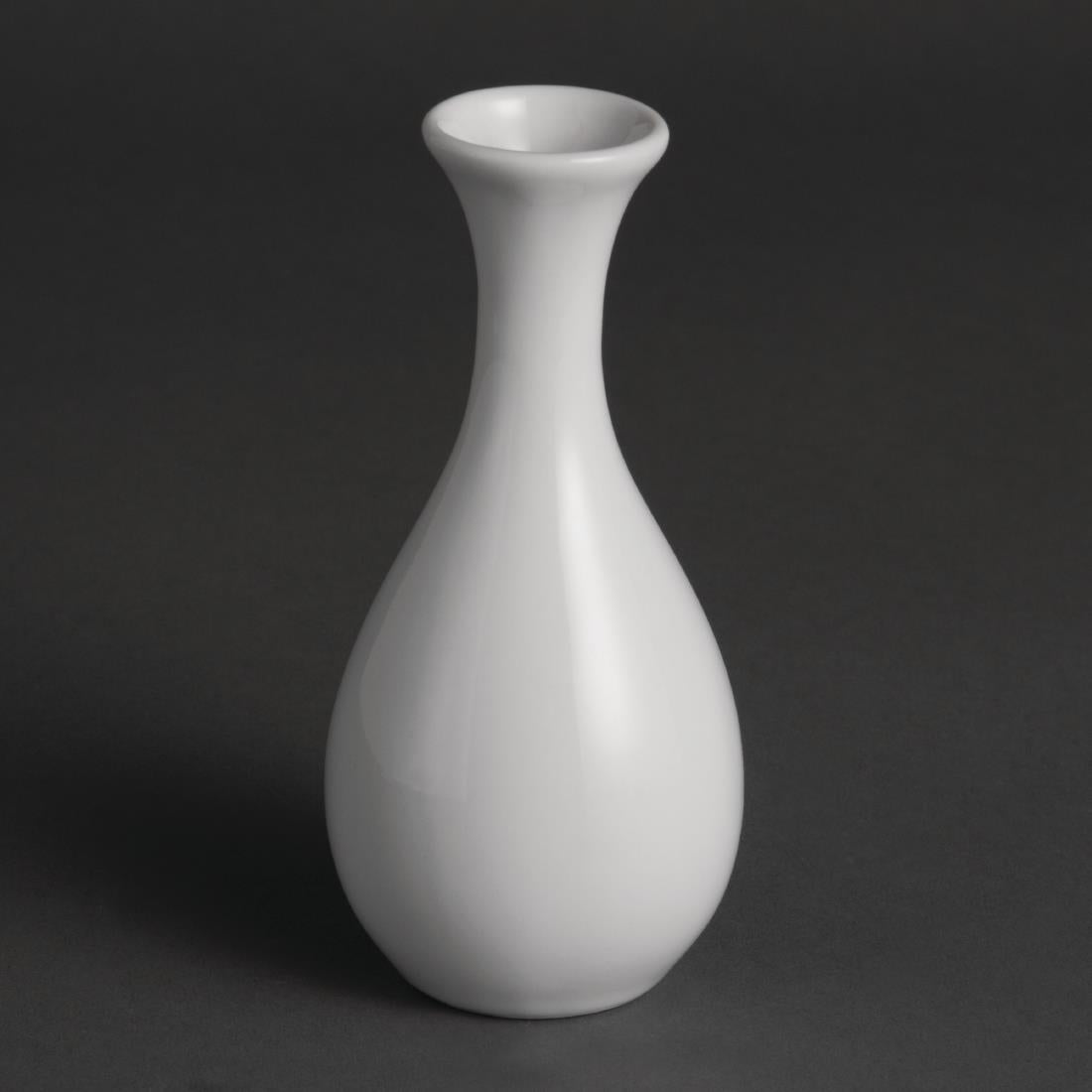 Olympia Whiteware Bud Vases - 125mm (12 Pack) - W437