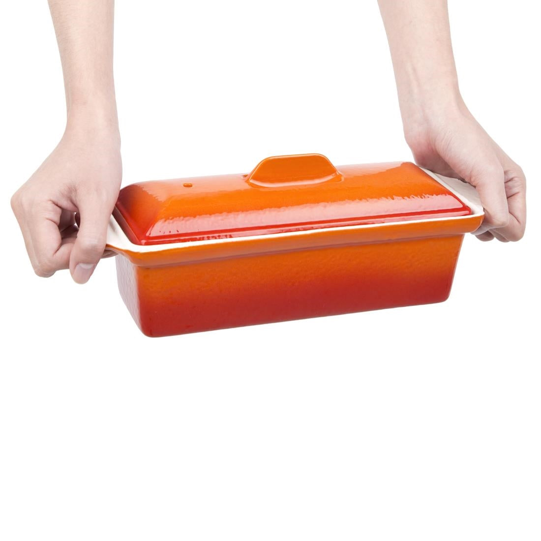 Vogue Orange Pate Terrine 1.7Ltr - W455