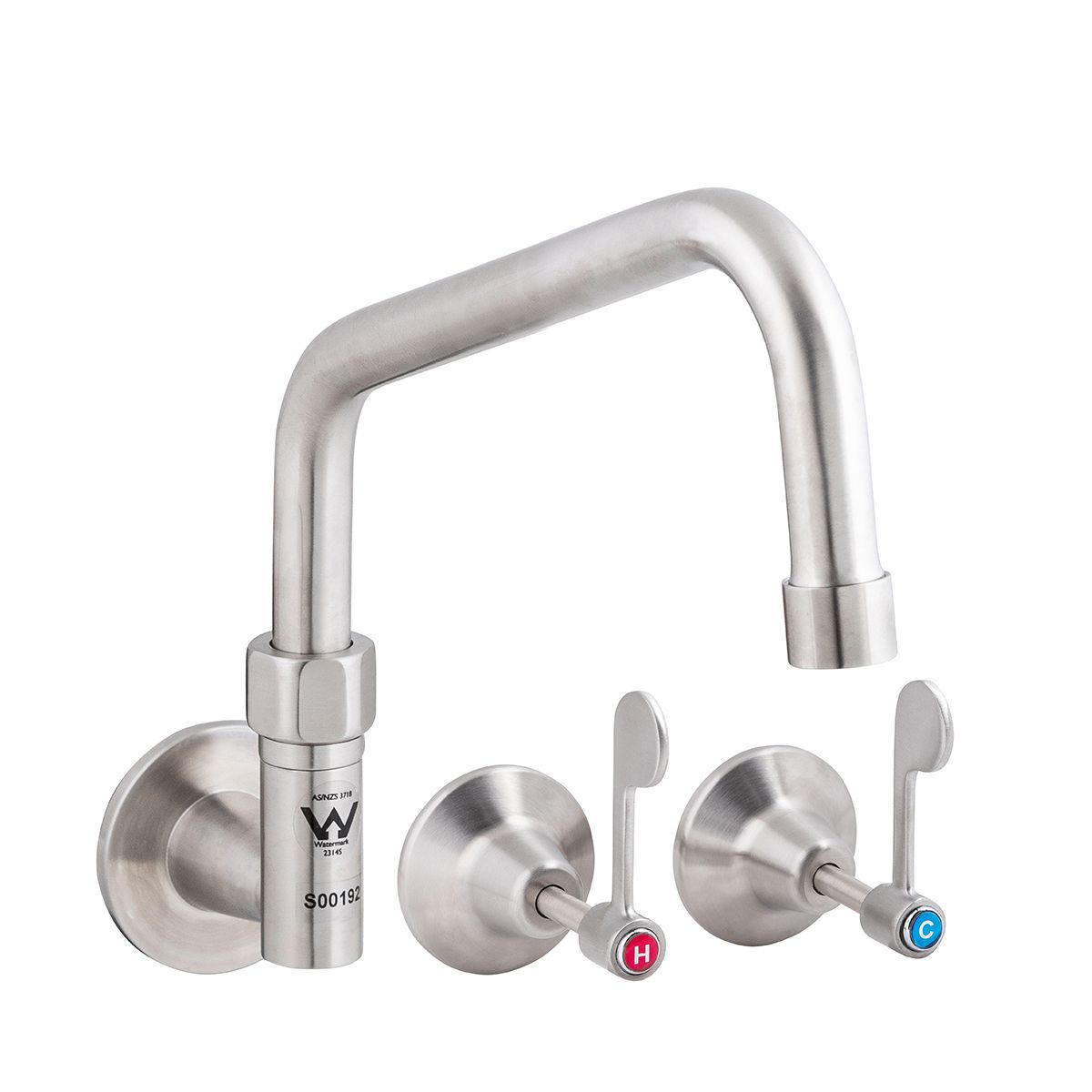 3Monkeez Wall Stops and Elbow with 6" Spout - T-3MCW06