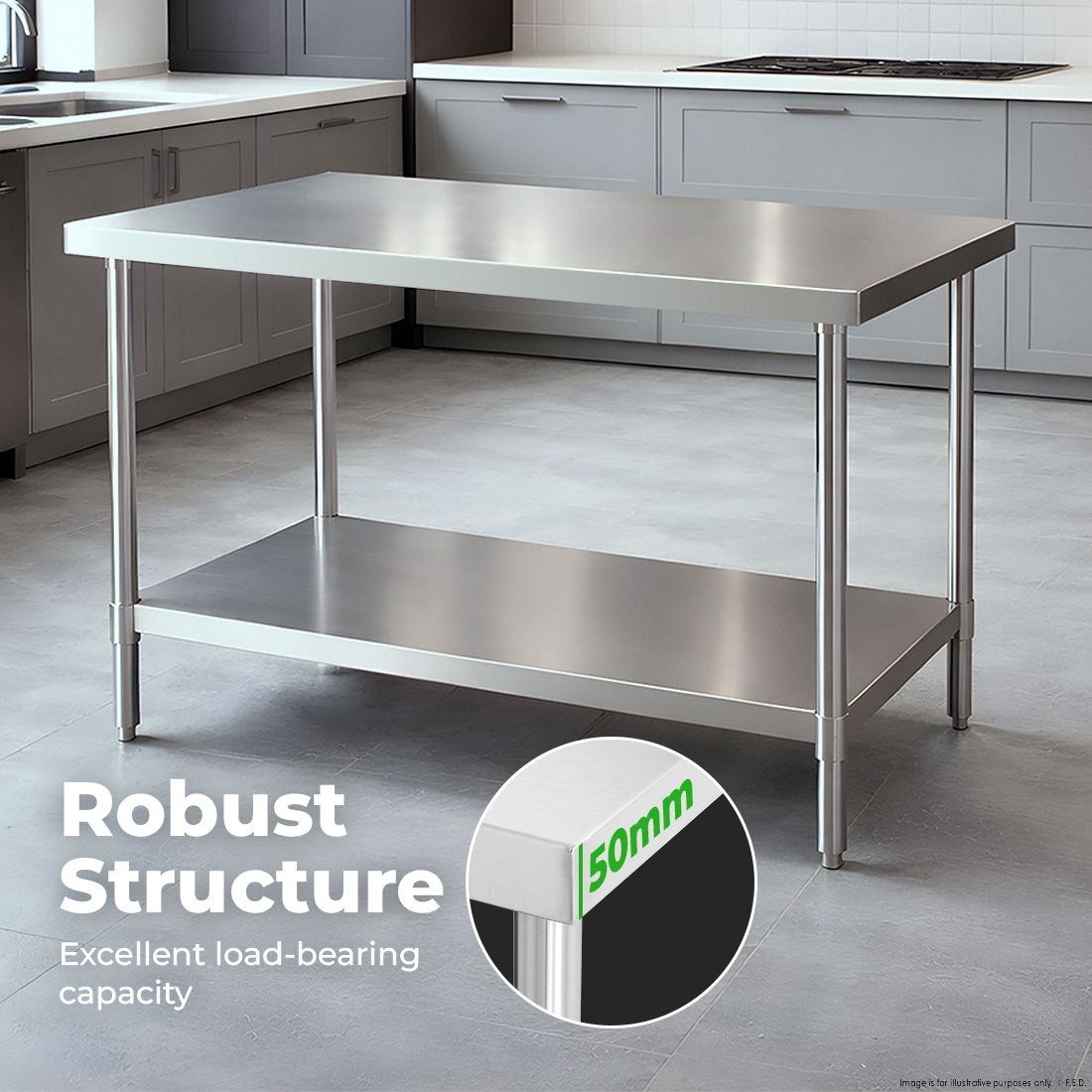Modular Systems Stainless Steel Workbench WB7-0900/A