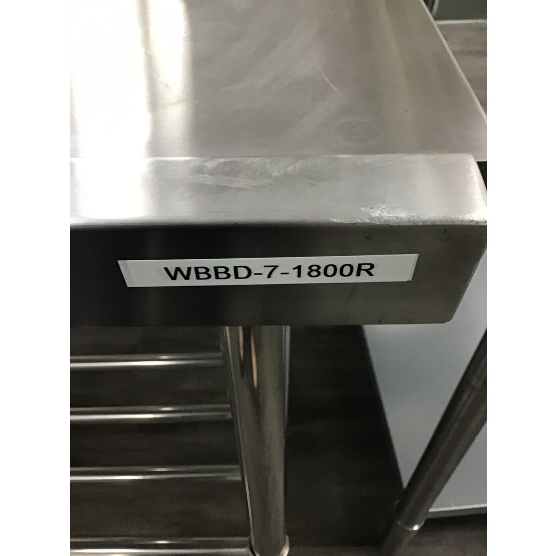 CLEARANCE - Right Dishwasher Outlet Bench WBBD-7-1800R