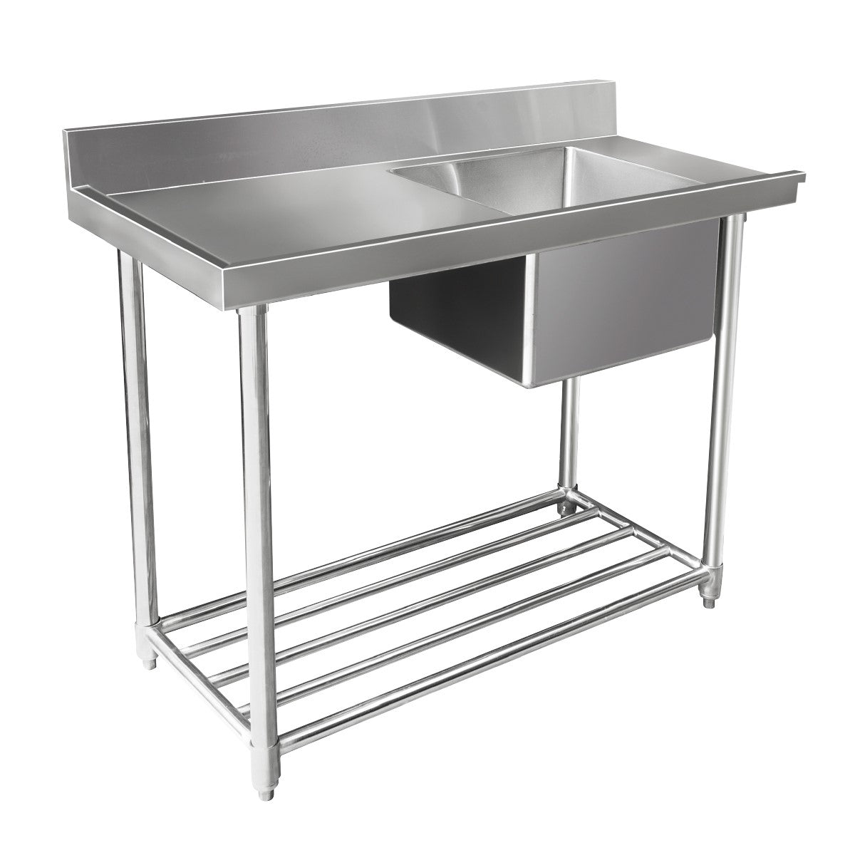 Mixrite Stainless Steel Dishwasher Left-Handed Single Inlet Sink W1200 X D700 WSS17165L
