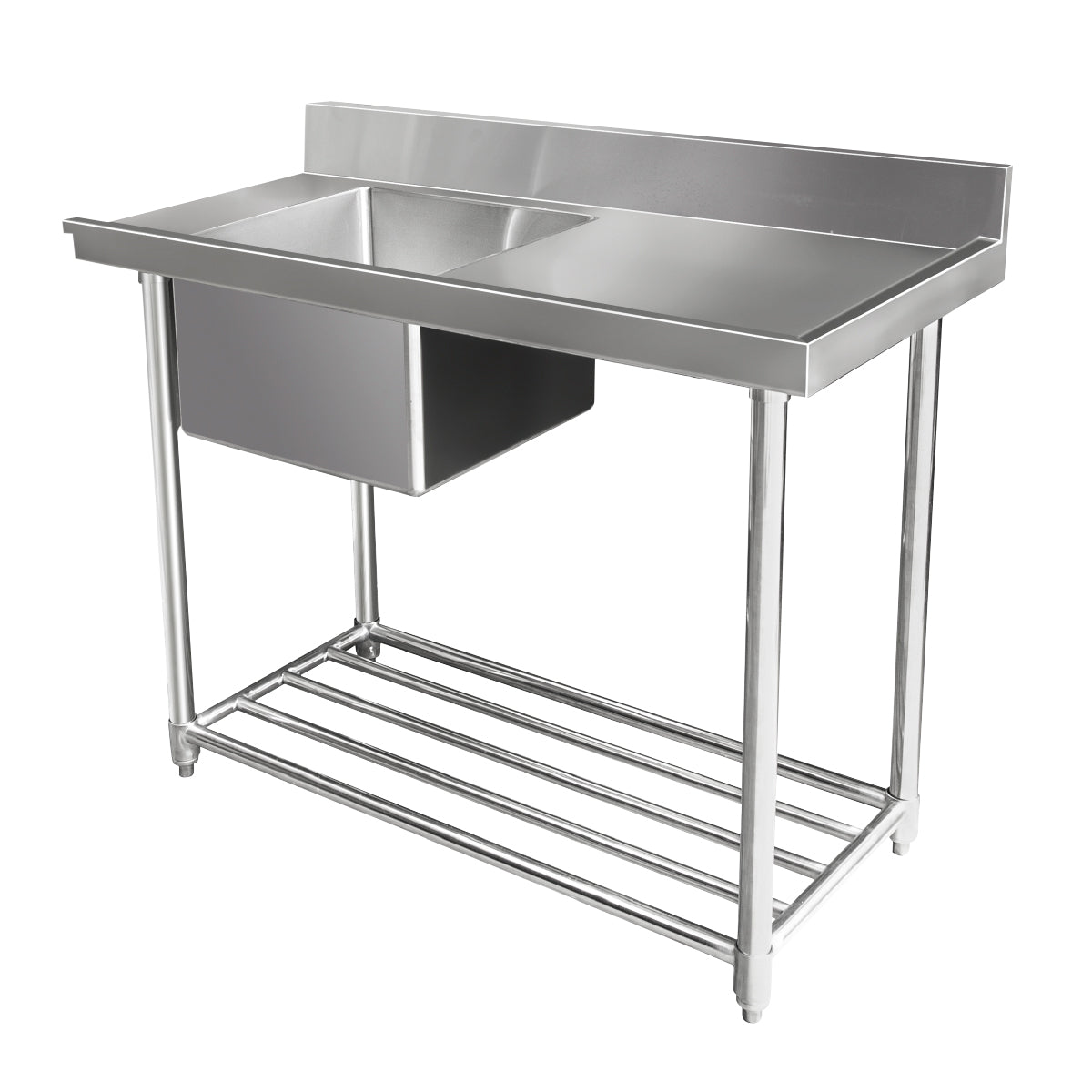 Mixrite Stainless Steel Dishwasher Right-Handed Single Inlet Sink W1200 X D600 WSS16165R