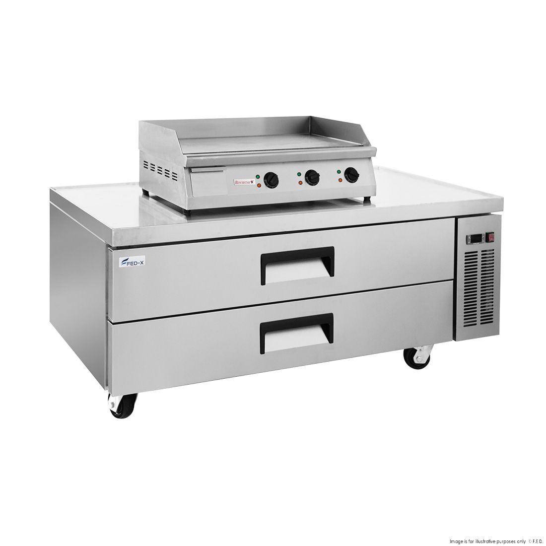 FED-X Chef Base Refrigerated Drawer Bench 360L XCB-60