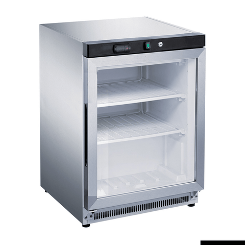 FED-X Thermaster Stainless Steel Upright Static Display Freezer XF200SG