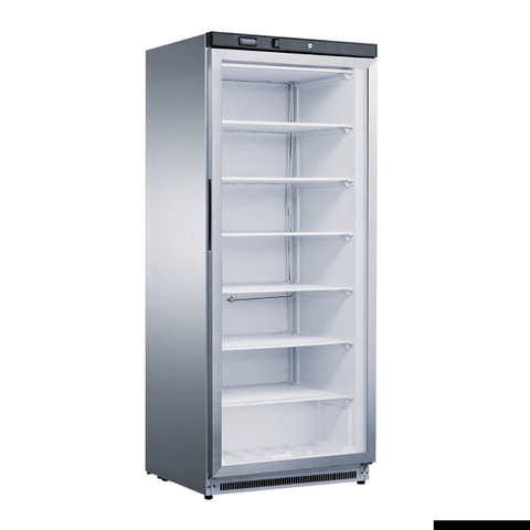 FED-X Thermaster Stainless Steel Upright Static Display Freezer XF600SG