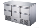 FED-X Six Drawer Compact Workbench Fridge XGNS1300-6D