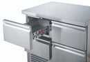 FED-X Four Drawer Compact Workbench Fridge XGNS900-4D