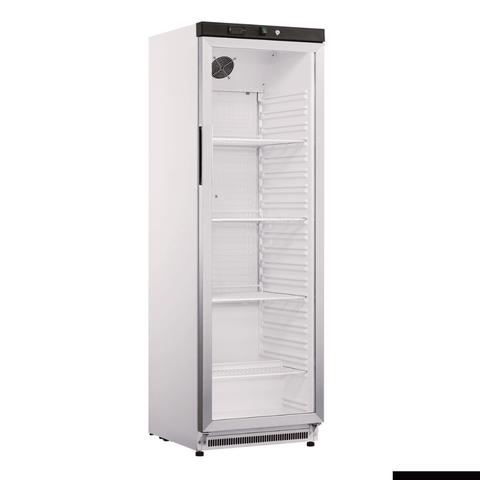 FED-X Thermaster Stainless Steel Upright Static Display Fridge XR400SG