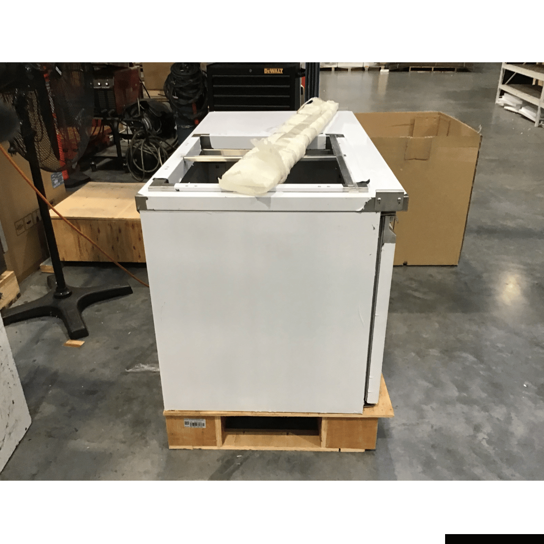 CLEARANCE - Thermaster Two Door Salad Prep Fridge with Curve Glass Top - XTHP2100SALGC-NSW1992