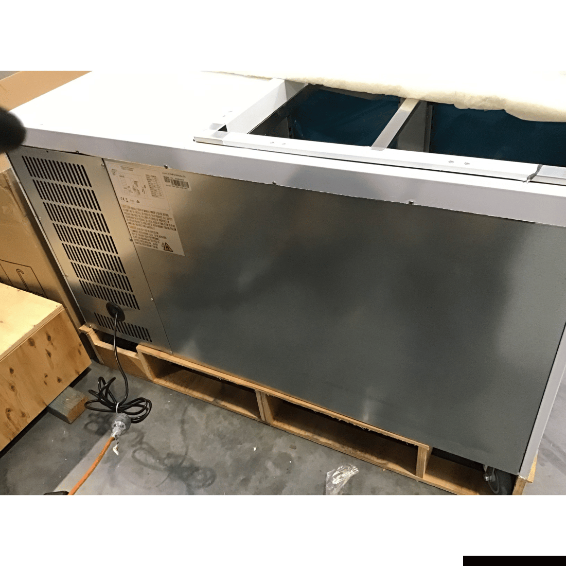 CLEARANCE - Thermaster Two Door Salad Prep Fridge with Curve Glass Top - XTHP2100SALGC-NSW1992