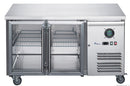 FED-X Two Glass Door Bench Fridge XUB7C13G2V