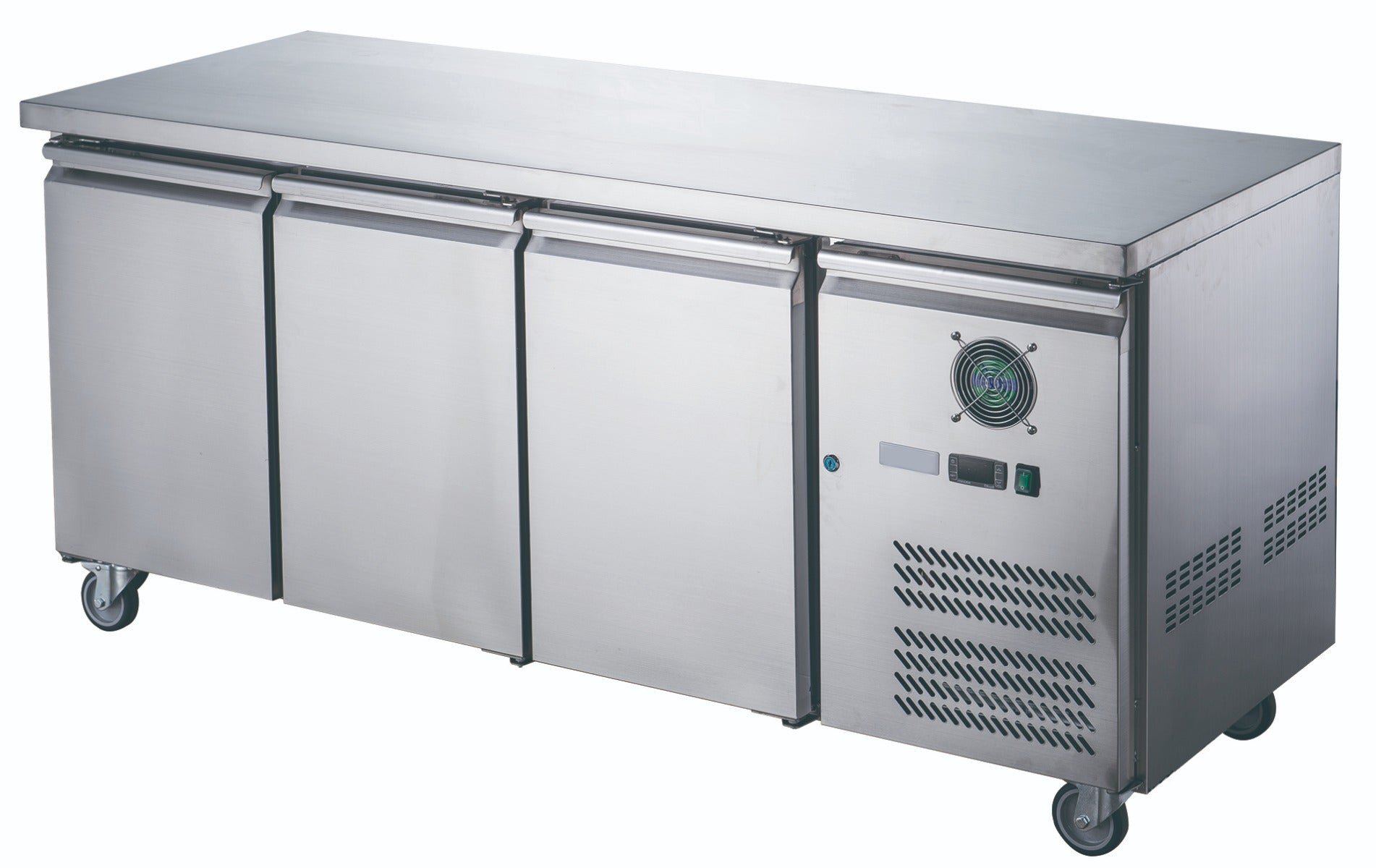 CLEARANCE - FED-X S/S Three Door Bench Fridge - XUB7C18S3V-NSW2077