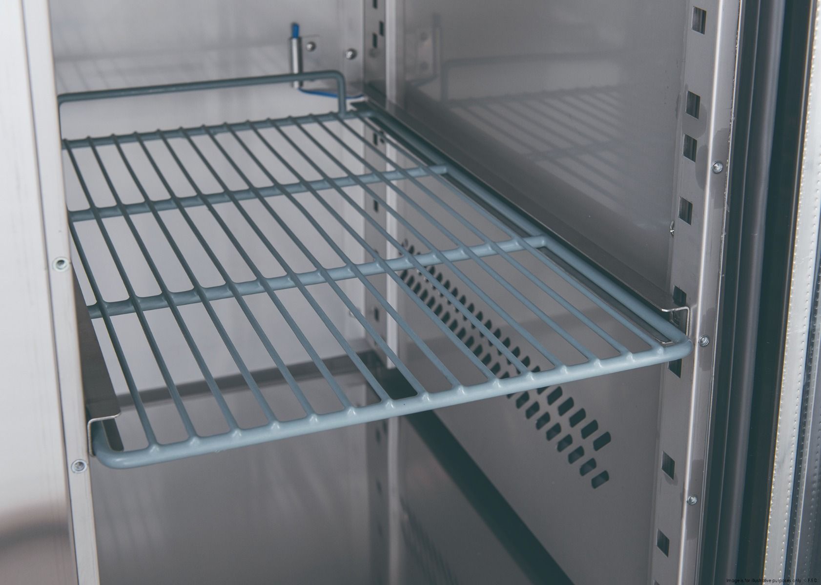 FED-X Four Glass Door Bench Fridge XUB7C22G4V