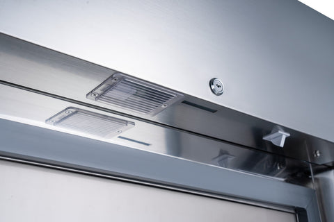 FED-X Press Liner Double Door Upright Fridge with Wi-Fi Controller - XUPC1400
