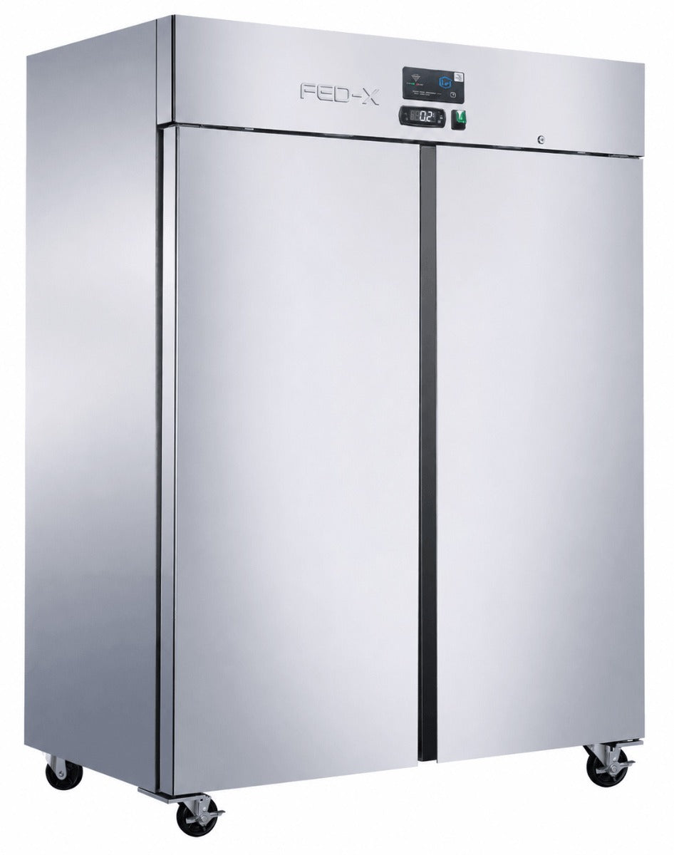 FED-X Press Liner Double Door Upright Freezer with Wi-Fi Controller - XUPF1400