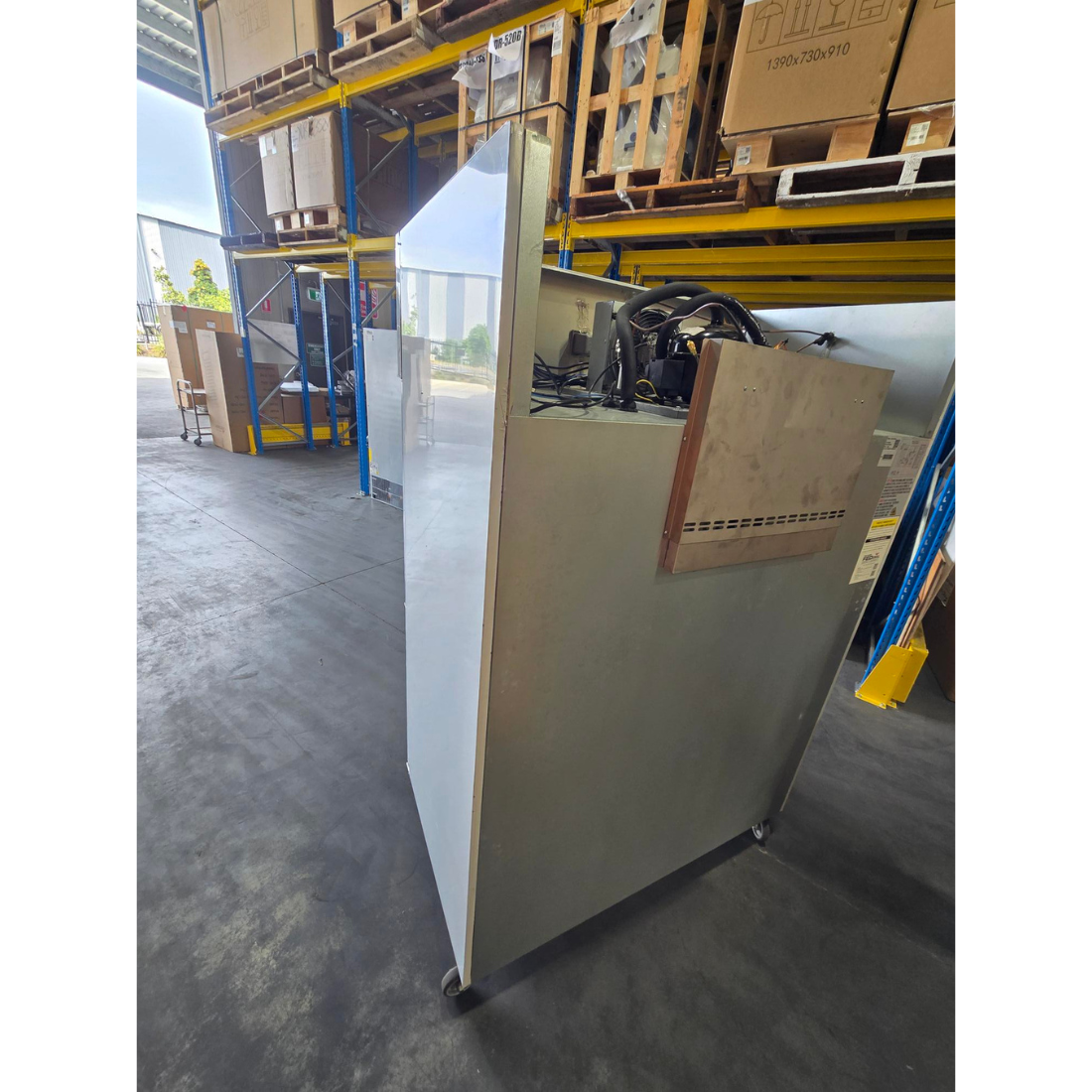 CLEARANCE - FED-X S/S Split Four-Door Upright Fridge - XURC1200S2V-QLD133