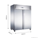 FED-X S/S Double Door Upright Freezer XURF1200SFV