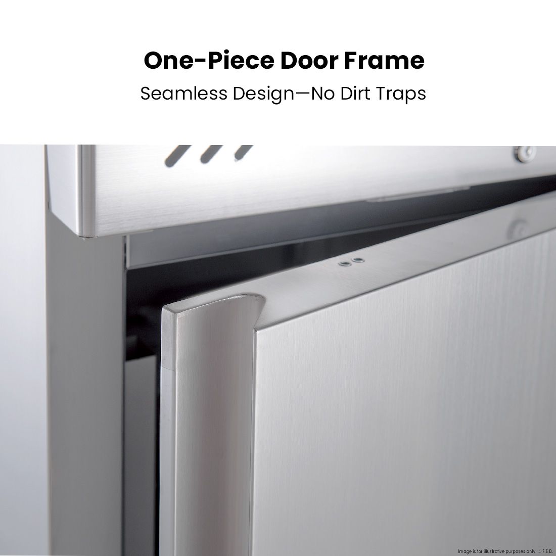 FED-X S/S Double Door Upright Freezer XURF1200SFV