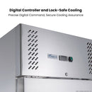 FED-X S/S Single Door Upright Fridge XURC400SFV