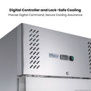 FED-X S/S Four Door Upright Fridge XURC1200S2V