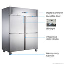 FED-X S/S Four Door Upright Freezer XURF1410S2V