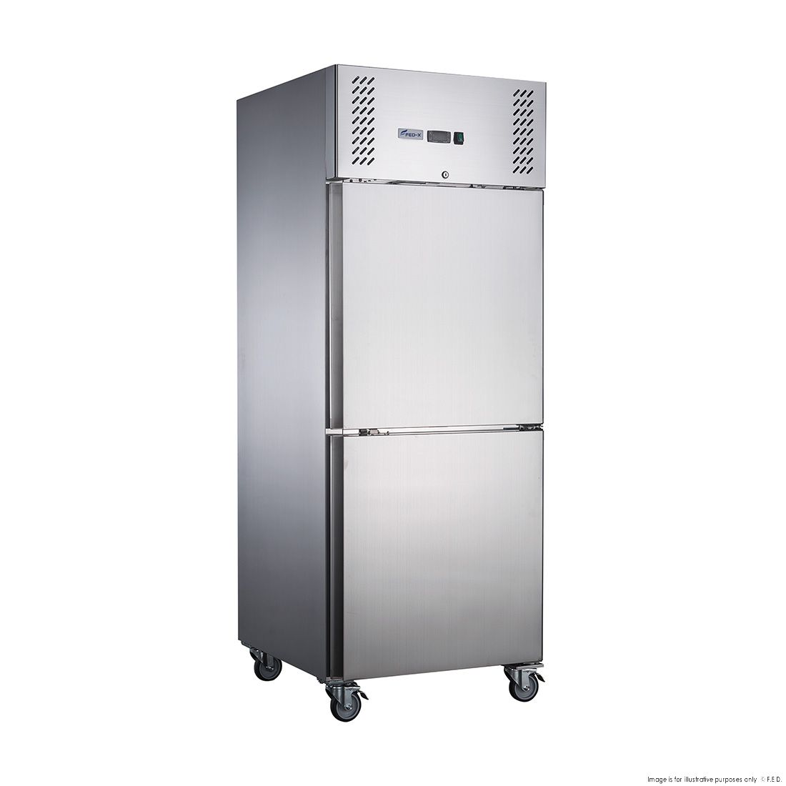 FED-X S/S Two Door Upright Freezer XURF600S1V