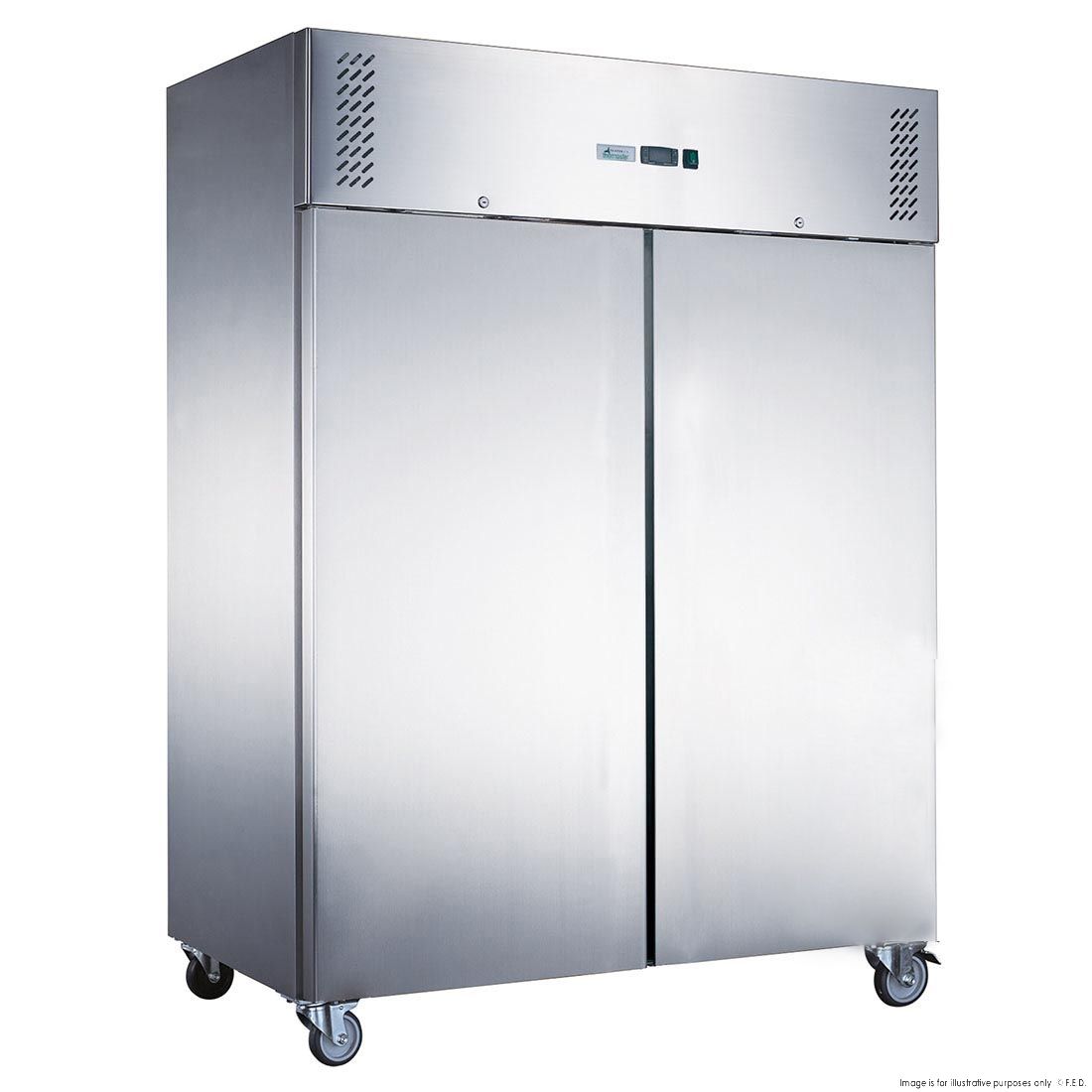 FED-X S/S Double Door Upright Freezer XURF1200SFV